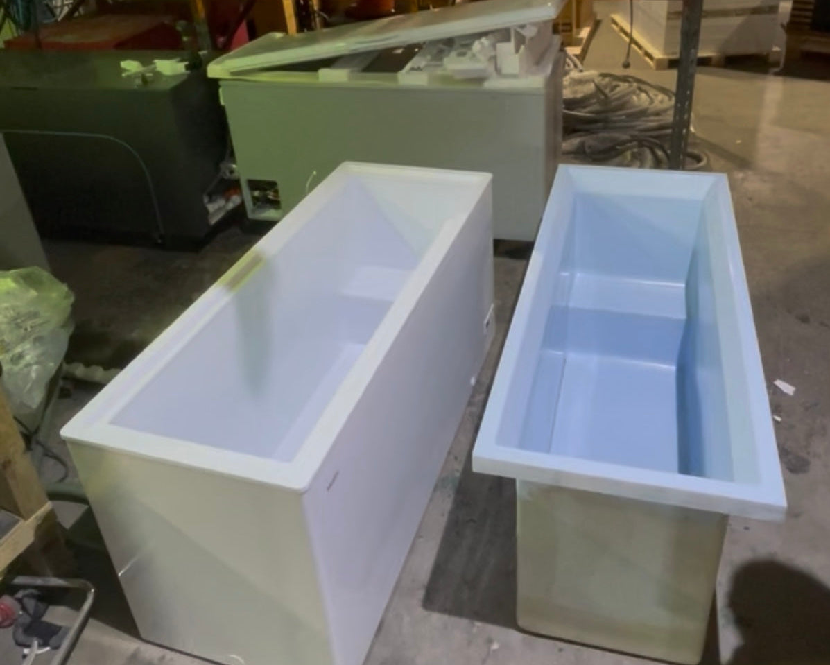 Chest freezer ice bath fibreglass inserts.